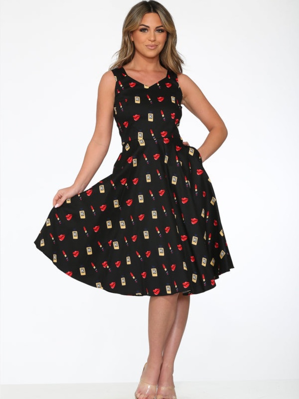 Lipstick Love Dress, Orchid Bloom, NWT, Small